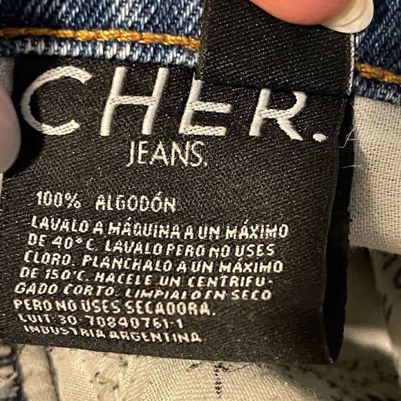 CHER wide leg ankle jeans size 28 - Picture 3 of 14